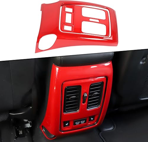 JeCar Kit de Tim para asiento trasero de aire acondicionado y panel de ventilación, accesorios interiores compatibles con Jeep Grand Cherokee WK2