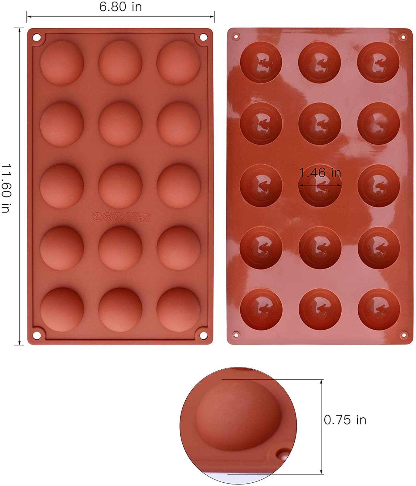 4 Moules à Chocolat En Silicone + 2 Compte-gouttes - Formes Carré, Rose, Pyramide, Tourbillon - Pour Desserts DIY