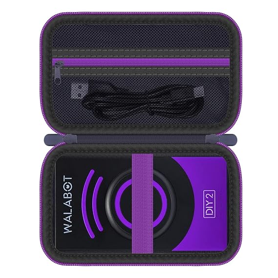 HESPLUS Case for WALABOT DIY 2 Stud Finder Wall Scanner, for Walabot PRO in Wall Imagers, Shockproof Water-Resistant Protective Box(Case Only), Purple
