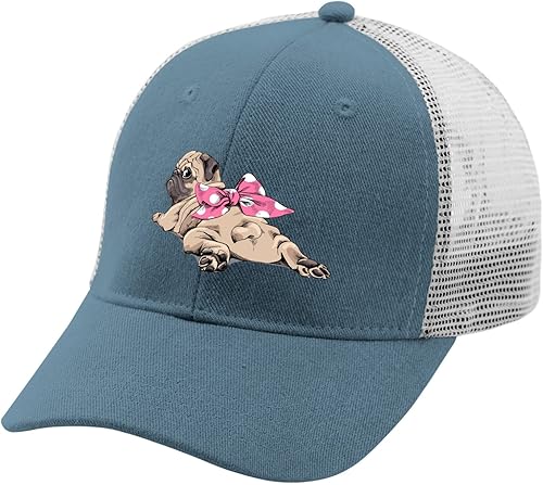 Miniatura 2 de Caps Pug Dog Dad Hats for Men Graphic Baseball Caps Adjustable