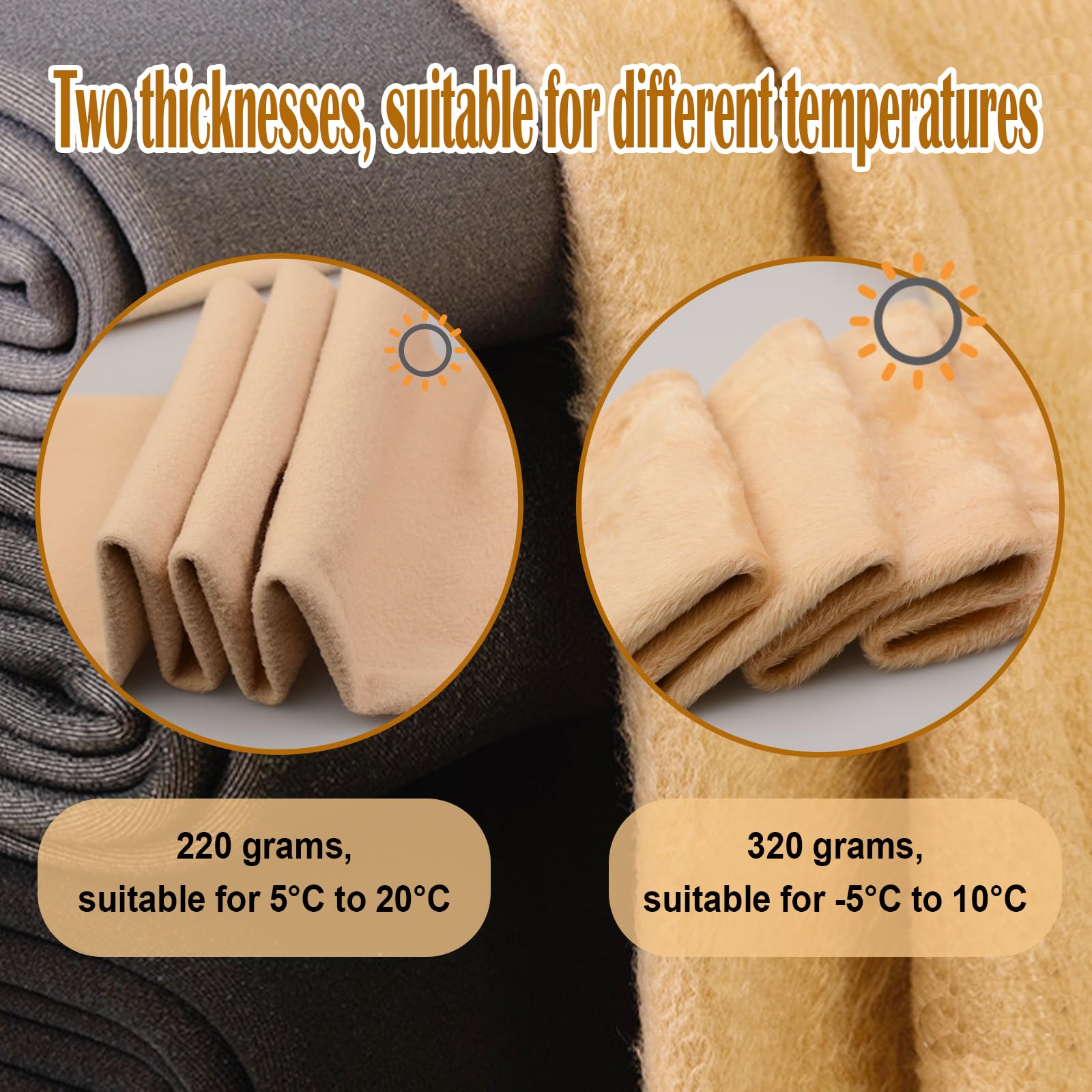 Merlvida Collant Felpati Donna Invernali - Taglie S-3XL | Calze Termiche Donna Effetto Trasparente | Leggings Termici in Pile Imbottito - Calzamaglia Termica Spessa e Calda