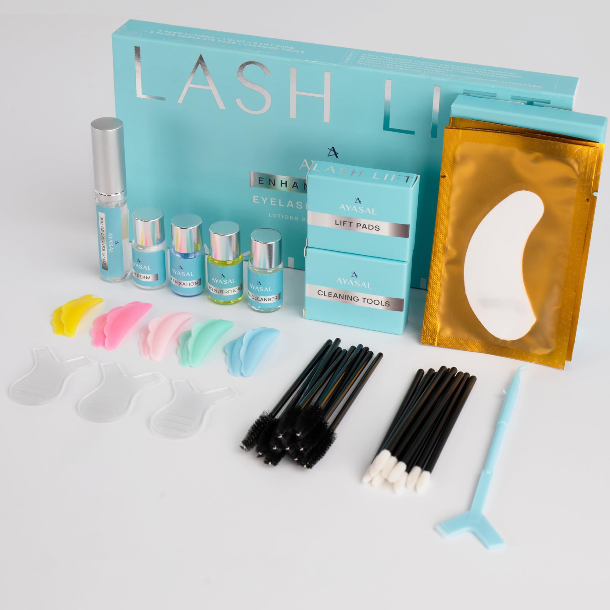 AYASAL Korean Wimpernlifting Set für erfahrene Anwender Lash Lift Kit