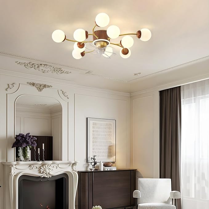 Ventilador de Techo 104 cm Con Luz y Control Remoto 6 Veloci miniatura 8