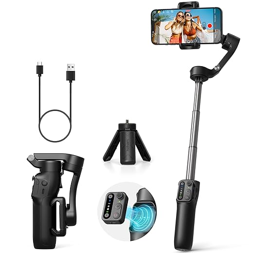 Portable Gimbal with Detachable Remote Control