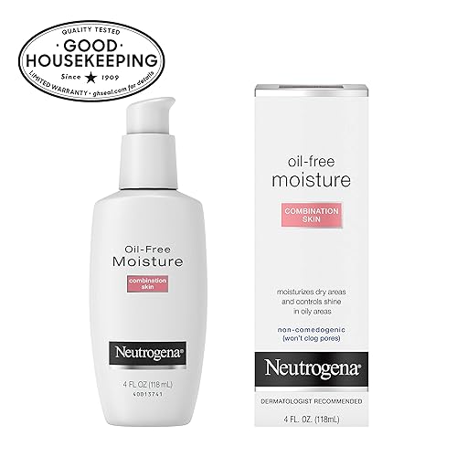 Miniatura 4 de Neutrogena Crema hidratante facial y cuello de glicerina sin aceite para piel combinada, ligera, absorbente de aceite para un mate natural suave, 4