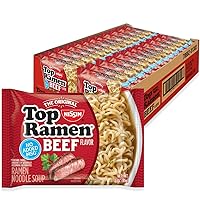 Vista 13 de Nissin Top Ramen - Sopa de fideos, salsa de soja, 3 onzas (paquete de 24)