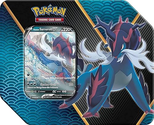Pokemon Tarjetas: Poder divergente Hisuian Samurott V Lata
