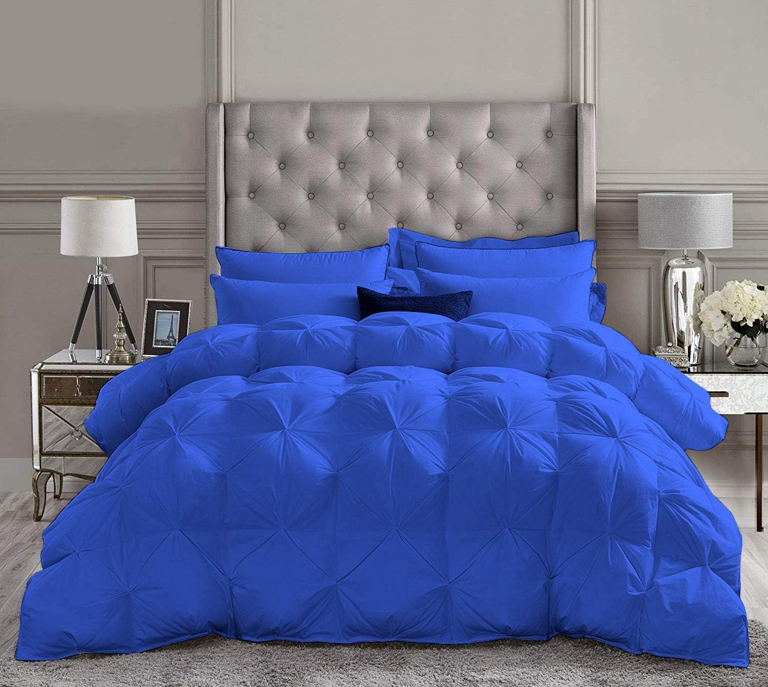 Hadi Bedding Company Soft 500 GSM Royal Blue 3 Pieces 100