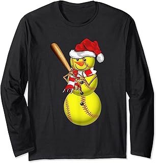 Amazon Com Funny Softball Balls Snowman Lover Merry Christmas 服裝 鞋子和珠寶