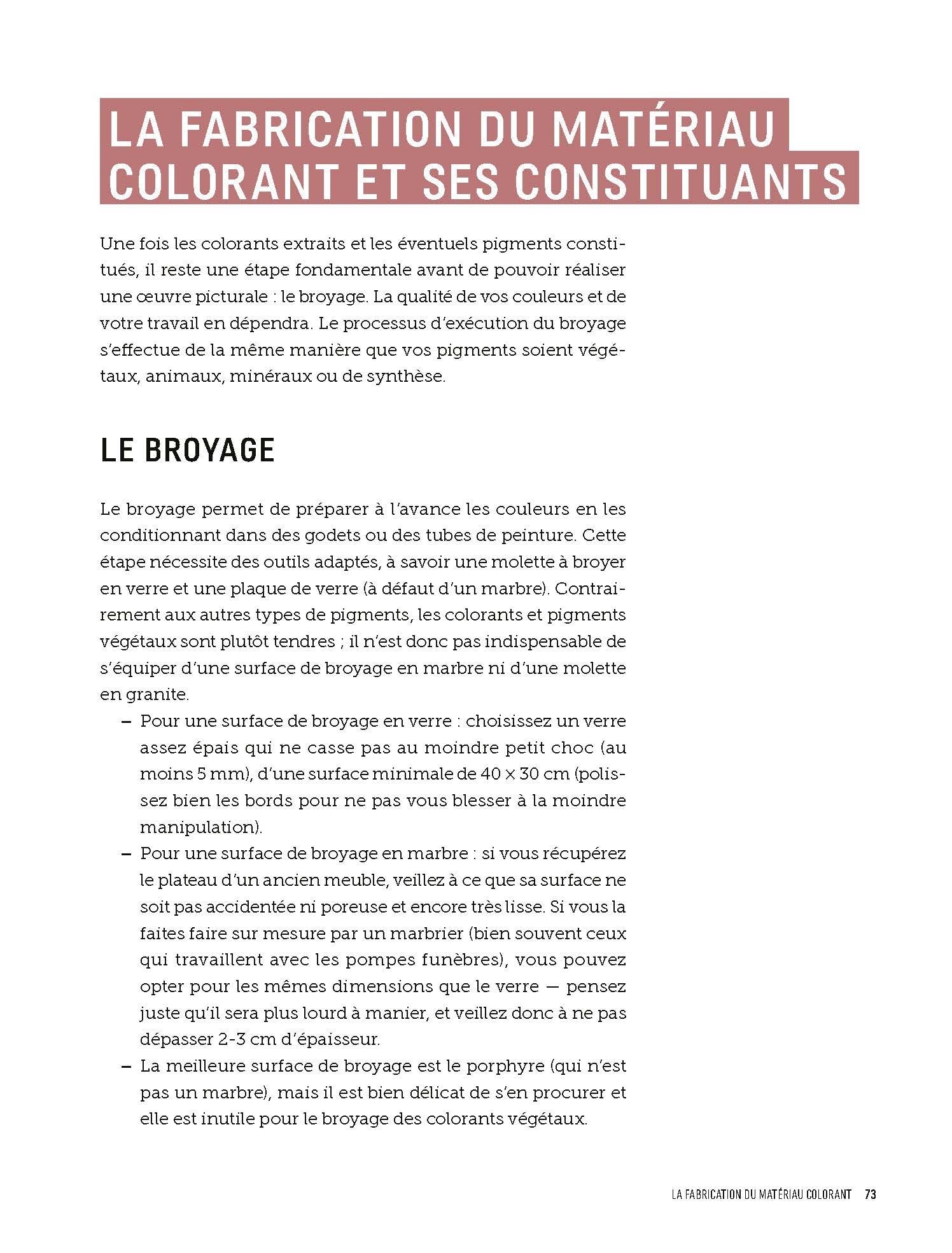 Colorants et pigments végétaux : Histoire et techniques