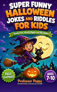 Super Funny Halloween Jokes and Riddles for Kids: Spooky Puns, Ghostly Giggles, and Silly Riddles to Trick-or-Treat for Boys and Girls | Ages 7-10 (Spooky Adventures)