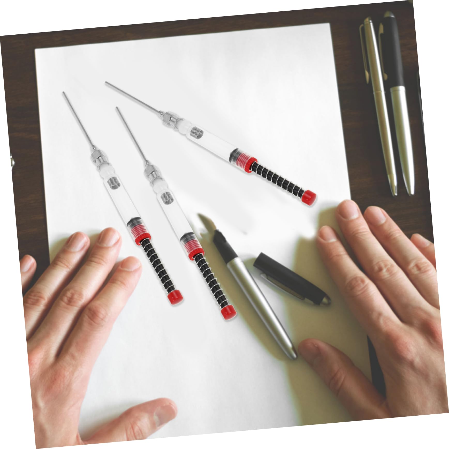 Operitacx 50pezzi Ink Absorb Tool Per Penne Stilografiche Accessori Eu Per Ricarica Inchiostro Convertitore e Tubo Di Ricarica Pratico e Leggero Per Scuola e Ufficio