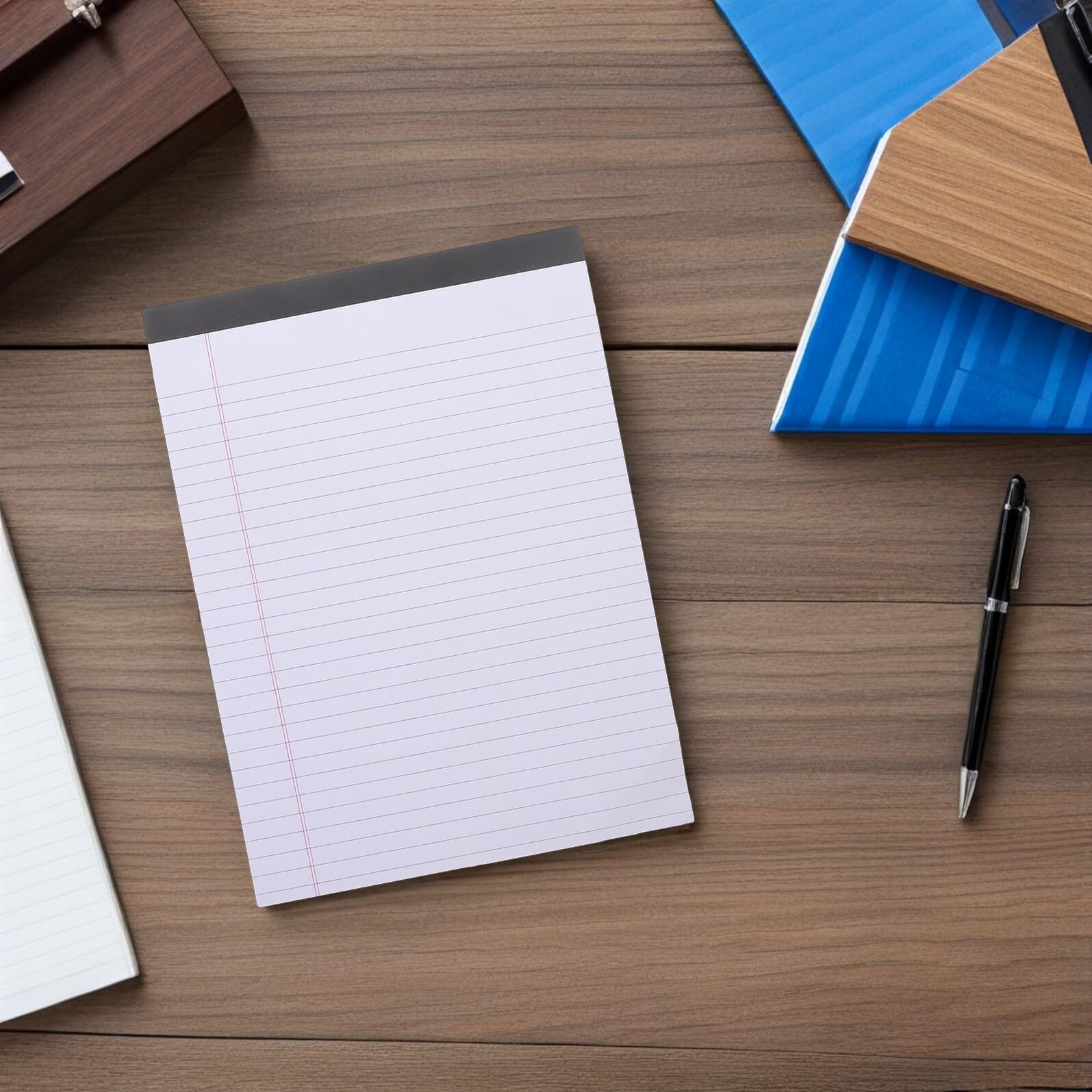 DOITOOL 8 Piezas Cuaderno Legal de Bloc de Notas Rayas Papel Rayado Escuela la Oficina Hogar Cuaderno de Negocios para Hombre