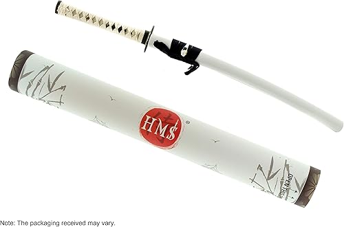 Miniatura 6 de HMS Espada samurai wakizashi japonesa, Warrior Tsuba, acero al carbono 1045, forjado a mano templado por calor, espiga completa, afilada