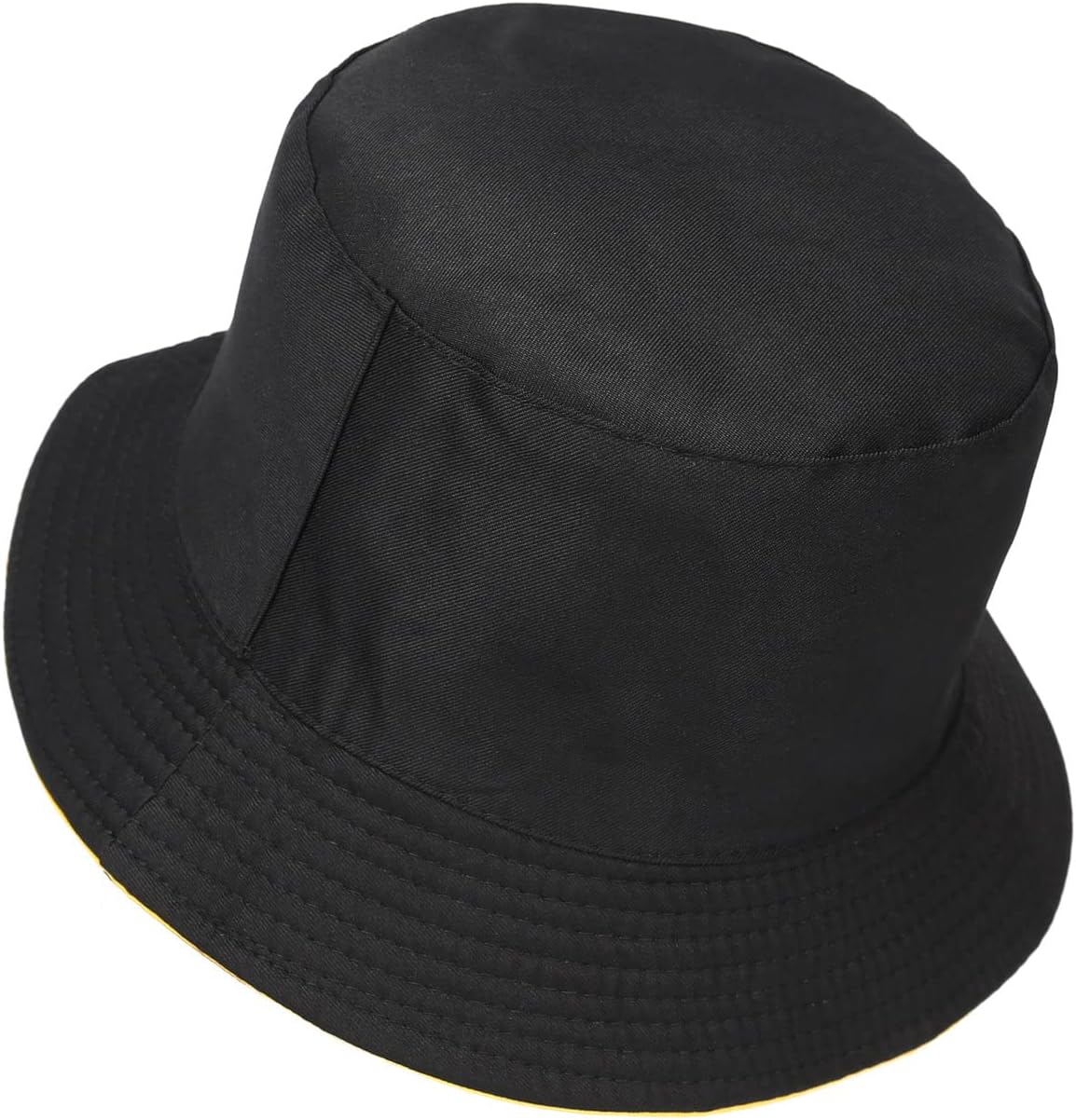 Tie Dye Bucket Hat Reversible Cotton Multicolored Fisherman Cap Packable Sun Hat - Image 4