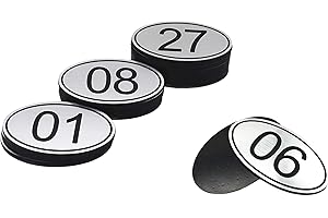 ABS Engraved Table Numbers for Restaurants: Refined Elegance and Unparalleled Clarity