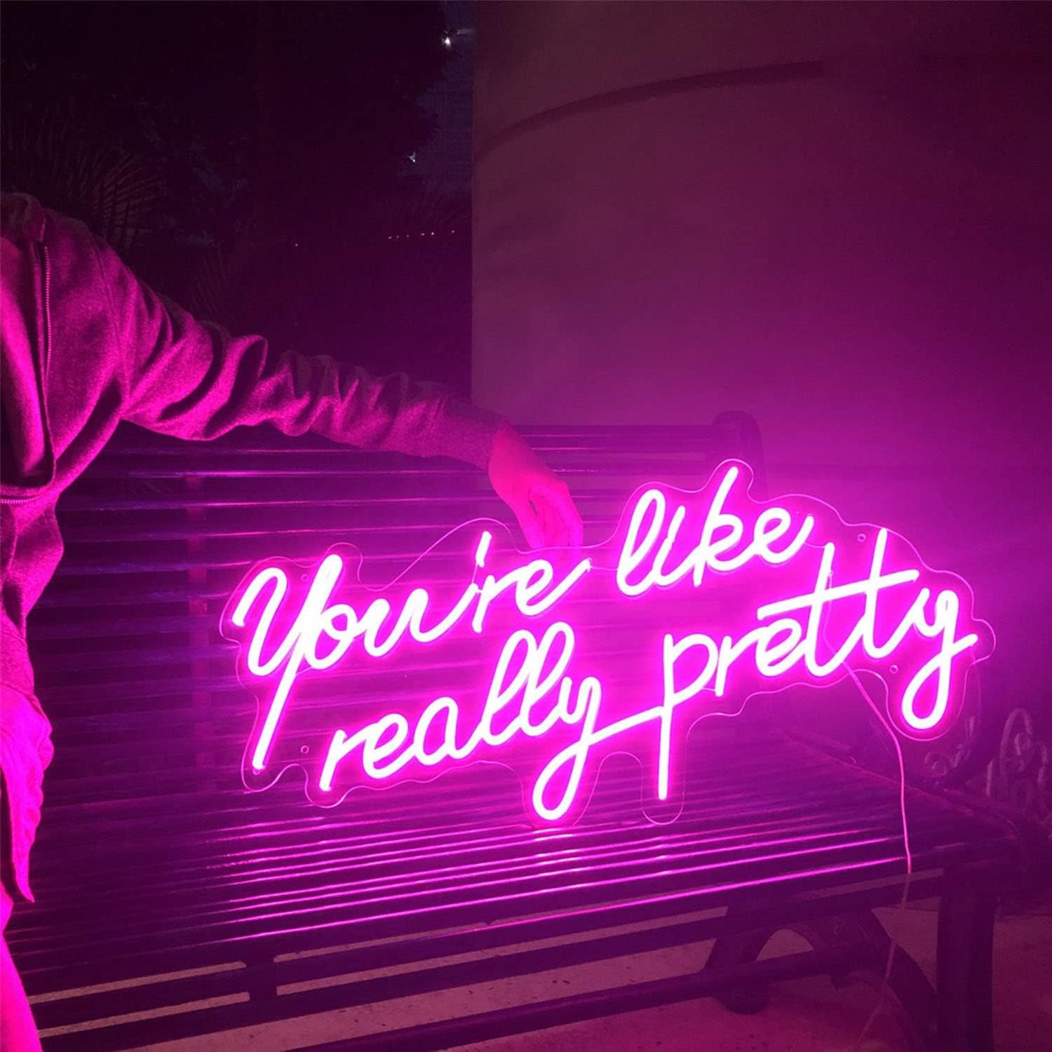 You're Like Really Pretty Neon Sign for Bedroom Decor Led Flex Neon Light Sign Bride Party Room Wedding Wall Decor Home Room Personalized Gift