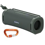 ULT Field 1 Bluetooth Wireless Portable Speaker with Echo Canceling Technology (Forest Gray) Bundle with 12kN Heavy Duty Carabiner with Locking Clip (Orange) (2 Items)