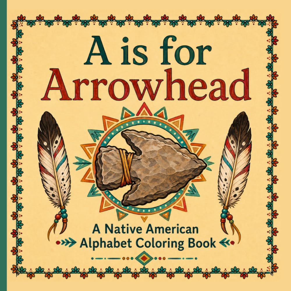 A is for Arrowhead: A Native American Alphabet Coloring Book