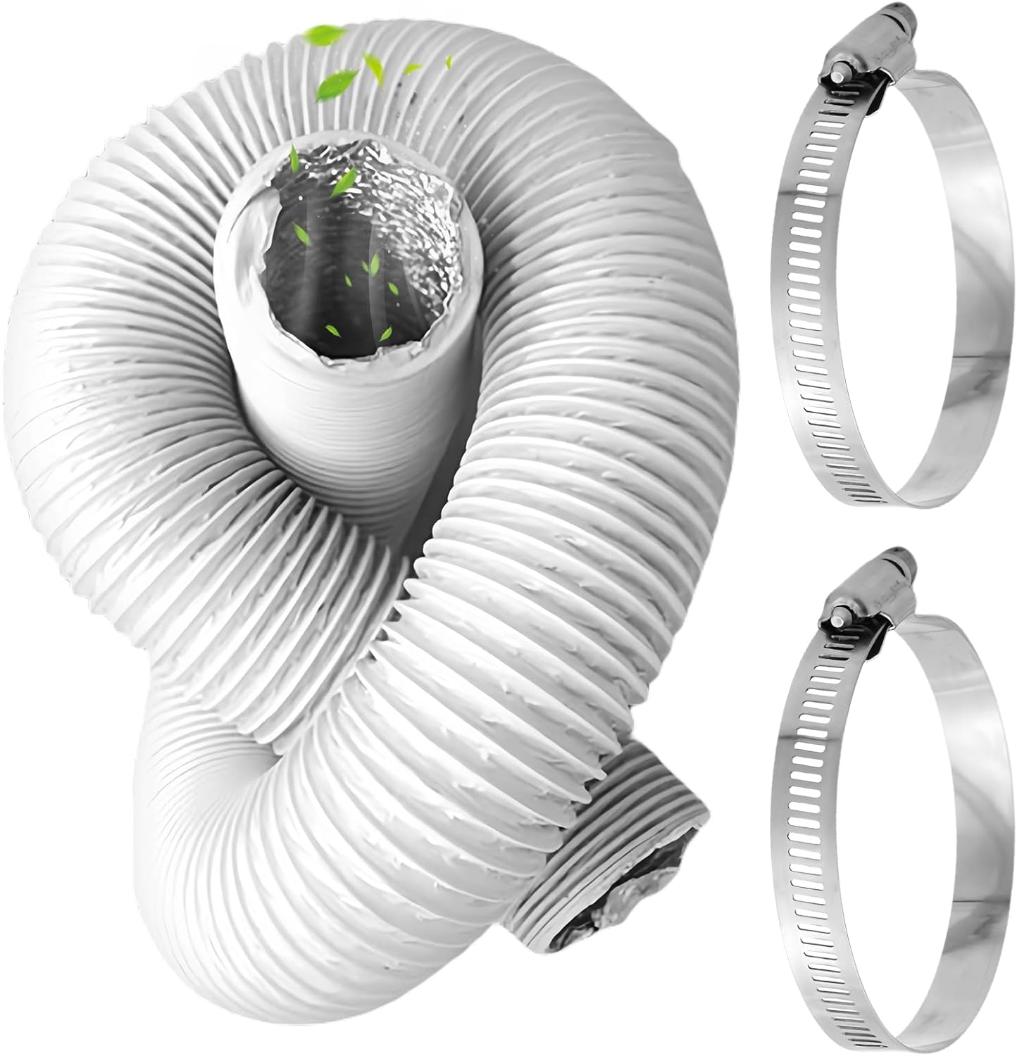 Tubo scarico flessibile in PVC Ø150mm, 6m - HOSPAOP