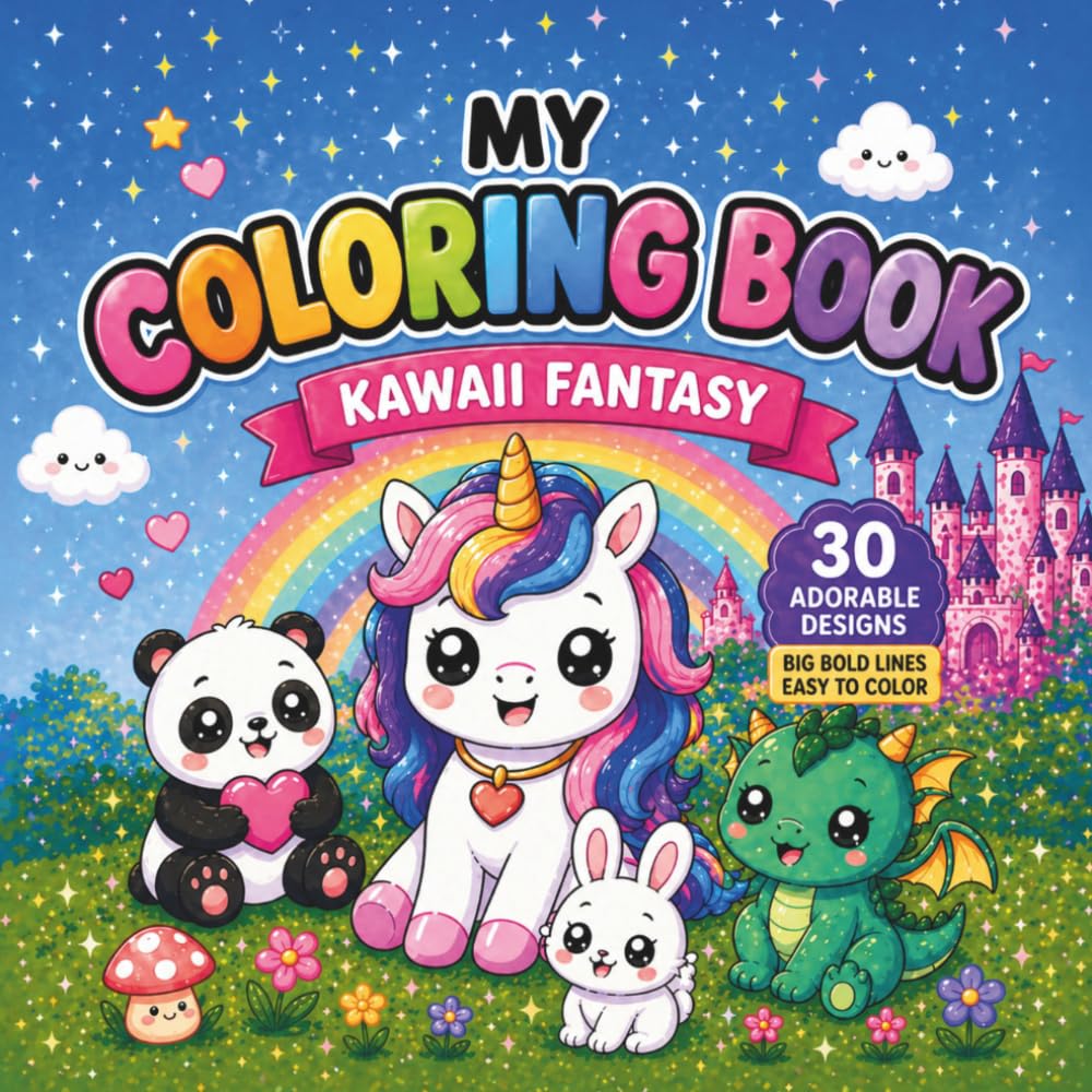 My Coloring Book: Kawaii Fantasy