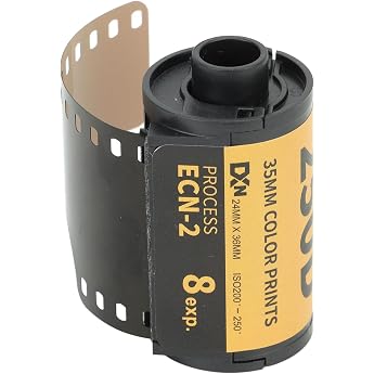 35 mm Film Camera Colour Film Negative Film Colour Printing Film Professional Wide Exposure Range ECN 2-Process Colour Printing Camera Film for 135 Camera 8 Poses