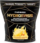 Hydromass Real Food Clean Gainer, Organic Carb Sources & Hydrolyzed Whey Protein Isolate, Vanilla Milkshake, 7.5lbs