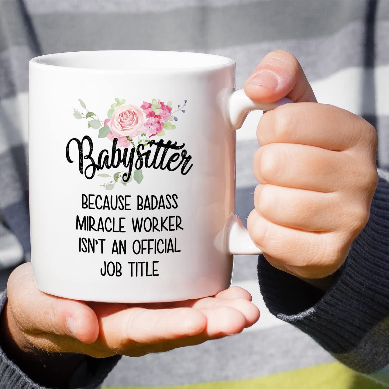 Retreez Funny Mug - Babysitter Miracle Worker 11 Oz Ceramic Coffee Mugs - Funny, Sarcasm, Sarcastic, Motivational Inspirational Appreciation Thank You birthday gifts for friend coworker sister her