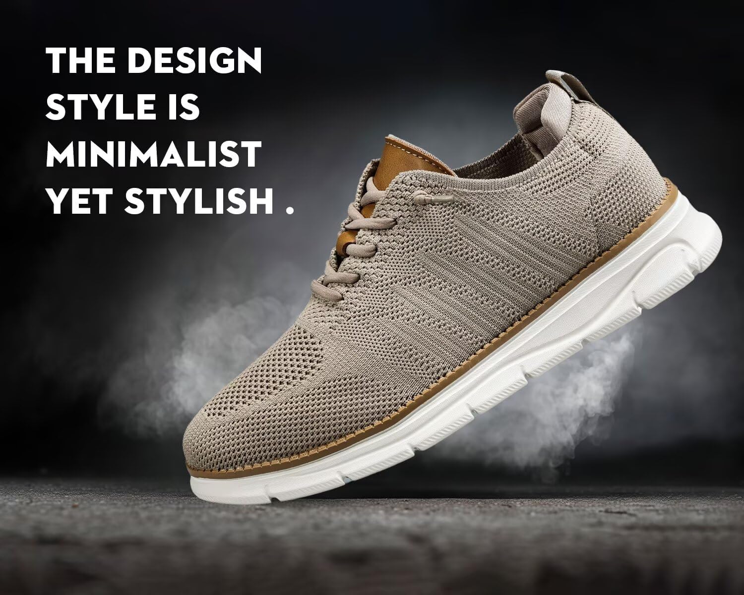 Mens Casual Oxfords Shoes Mesh Slip On Fashion Walking Dress Sneakers Work Lightweight Breathable Soft Sole