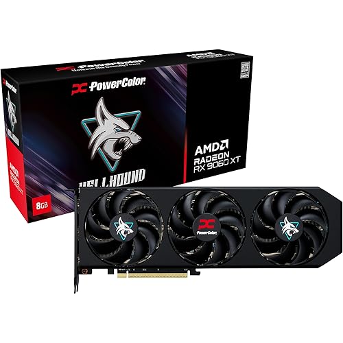PowerColor Hellhound AMD Radeon RX 9060 XT 8GB GDDR6
