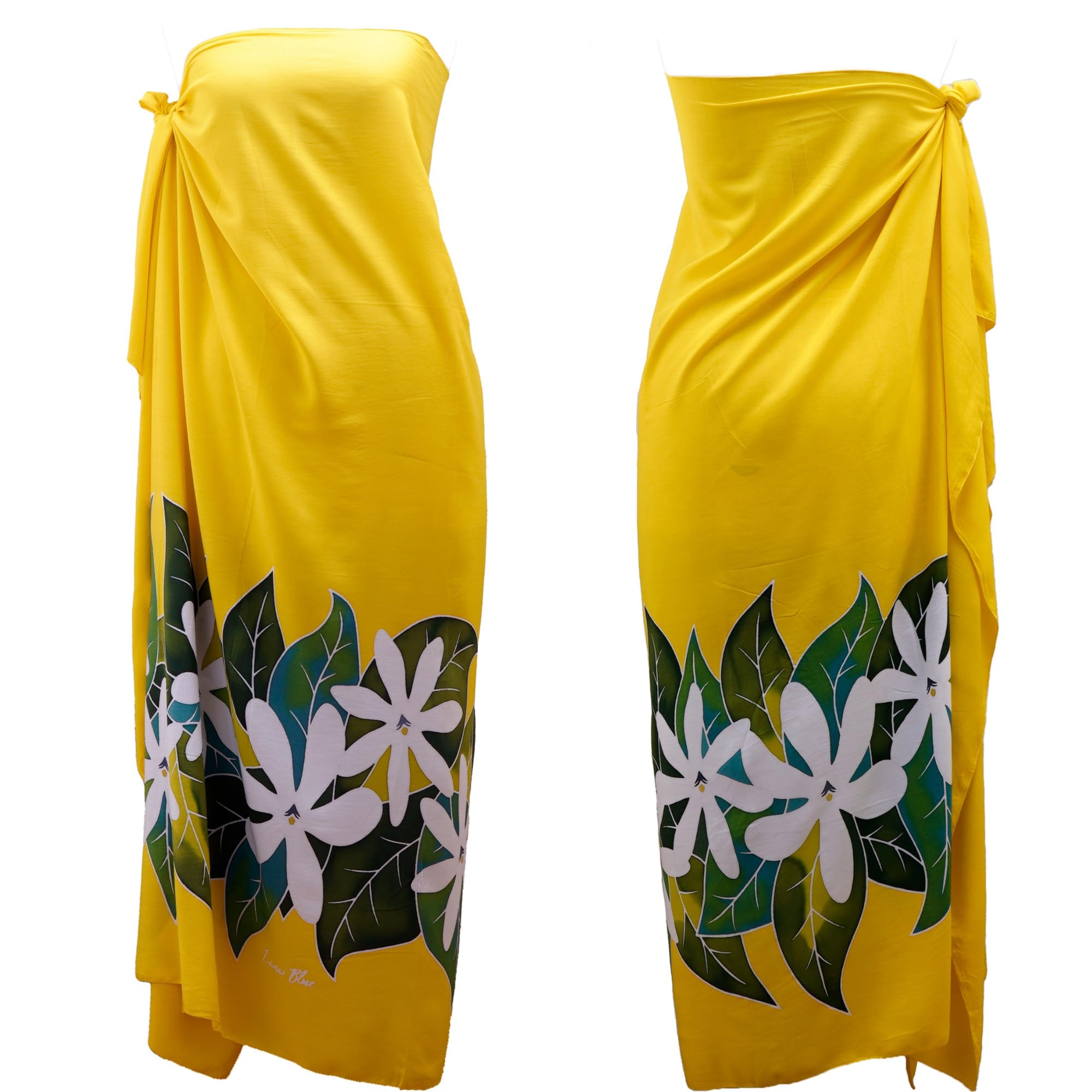 Amazon | ラナイブルー パレオ 手染めのパレオ 大判 大判サイズ