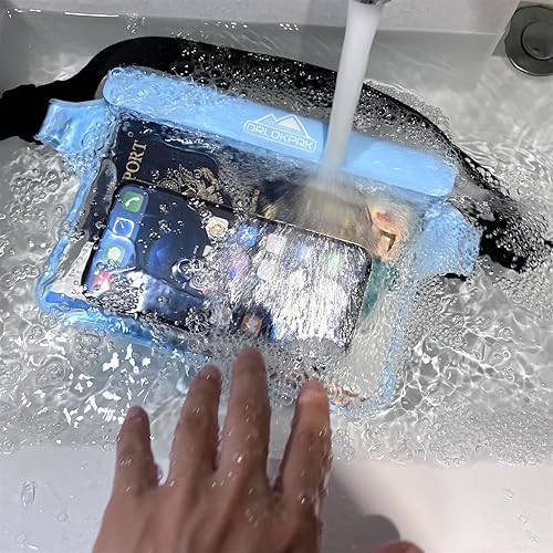 Miniatura 4 de DRLOKPAK Riñonera impermeable con soporte secreto, mantiene tu teléfono, billetera Kindle, reloj y objetos de valor secos, perfecto para surf,
