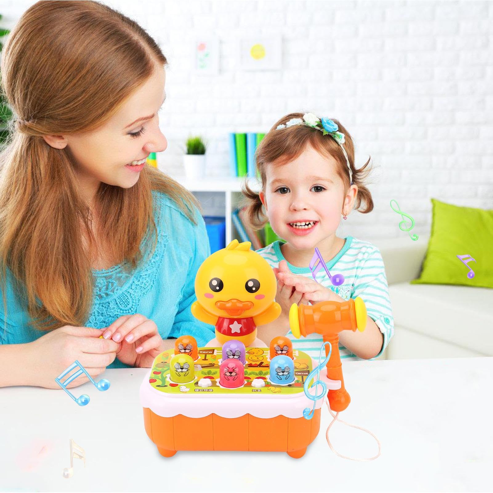 Générique Jeu De Martèlement – Pop-up Bébé, Whack-a-Mole Gâteau, Musical, 1-3 Ans, Sans Pile
