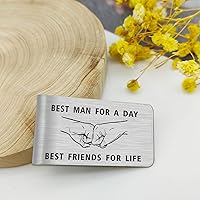 Vista 4 de Emideary Money Clip for Men, Stainless Steel Front Pocket Wallet