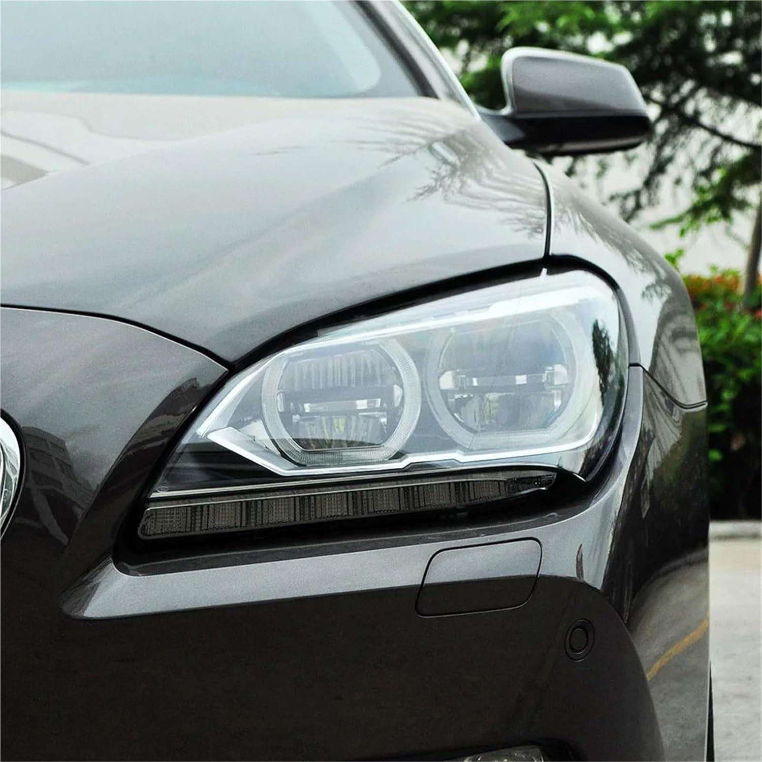 Headlamps Plastic Cover Lampshade Headlight Glass Headlamp Shell Compatible For BMW 6 Series F06 F12 F13 2010 2011 2012 2013 2014 High(High Left Side) (High Right Side)