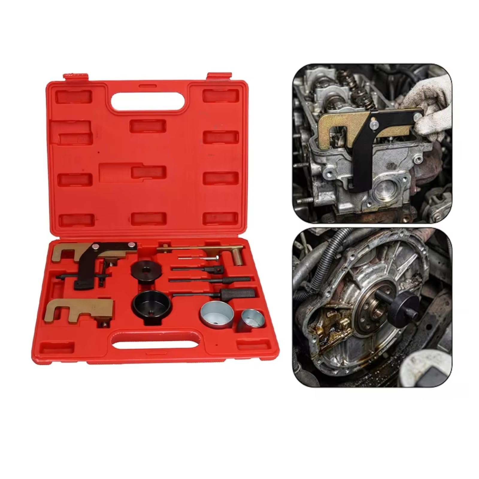 Kit Calado Distribución Para Master Para Megane Para Scenic 1999 2000 2001 2002 2003 2004 12 Uds Kit Ajuste Bloqueo Temporización Motor Diésel Con Estuche Almacenamiento