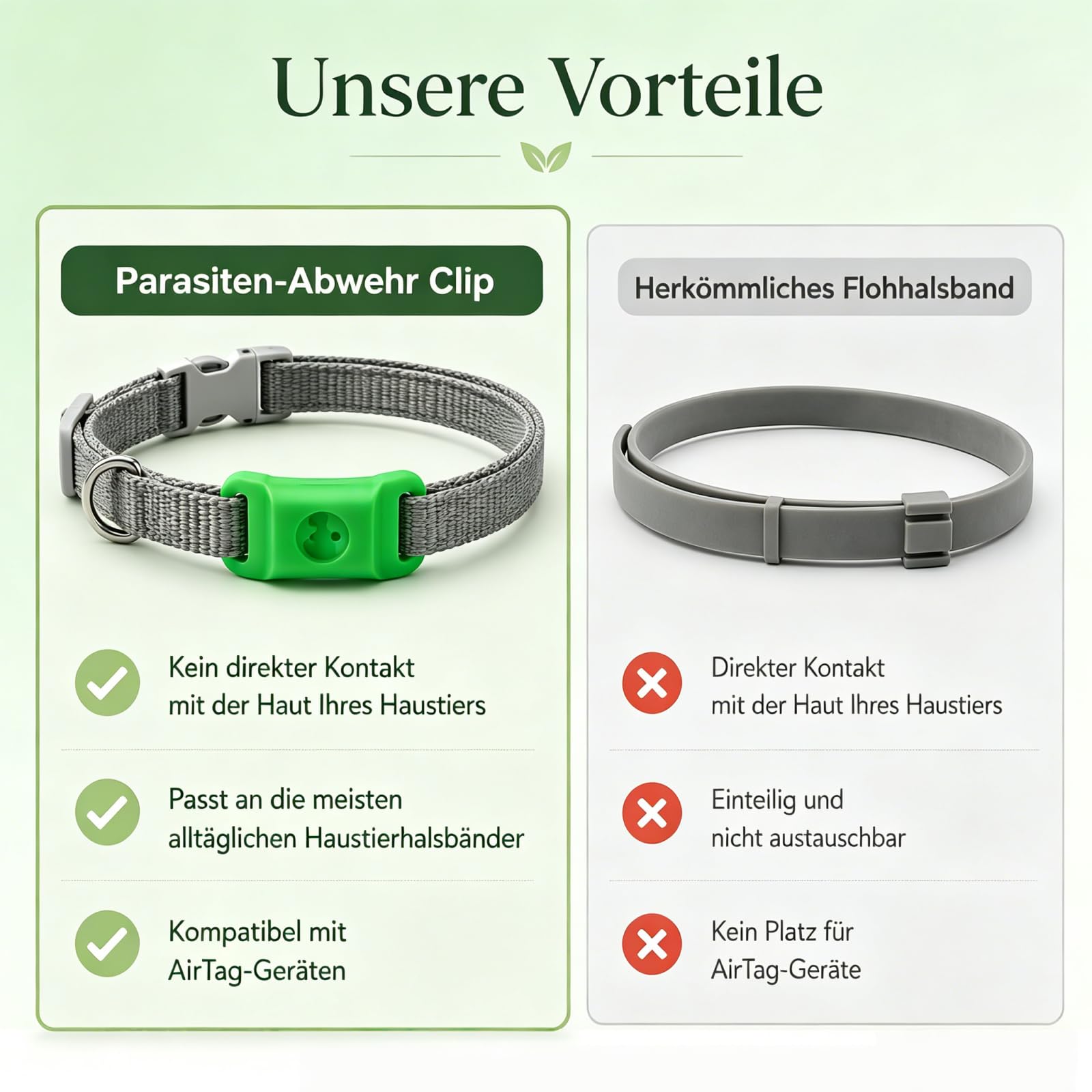 Ciondolo naturale per cani senza pulci e zecche, senza pesticidi chimici, clip protettiva vegetale con lento rilascio di profumo, per tutte le razze di cani (nero, 3 pezzi)