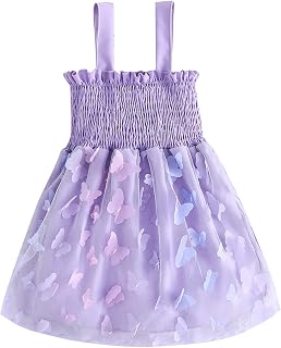 Vestido infantil para gatos sem mangas 3D borboleta tule vestido de princesa dança roupas de festa
