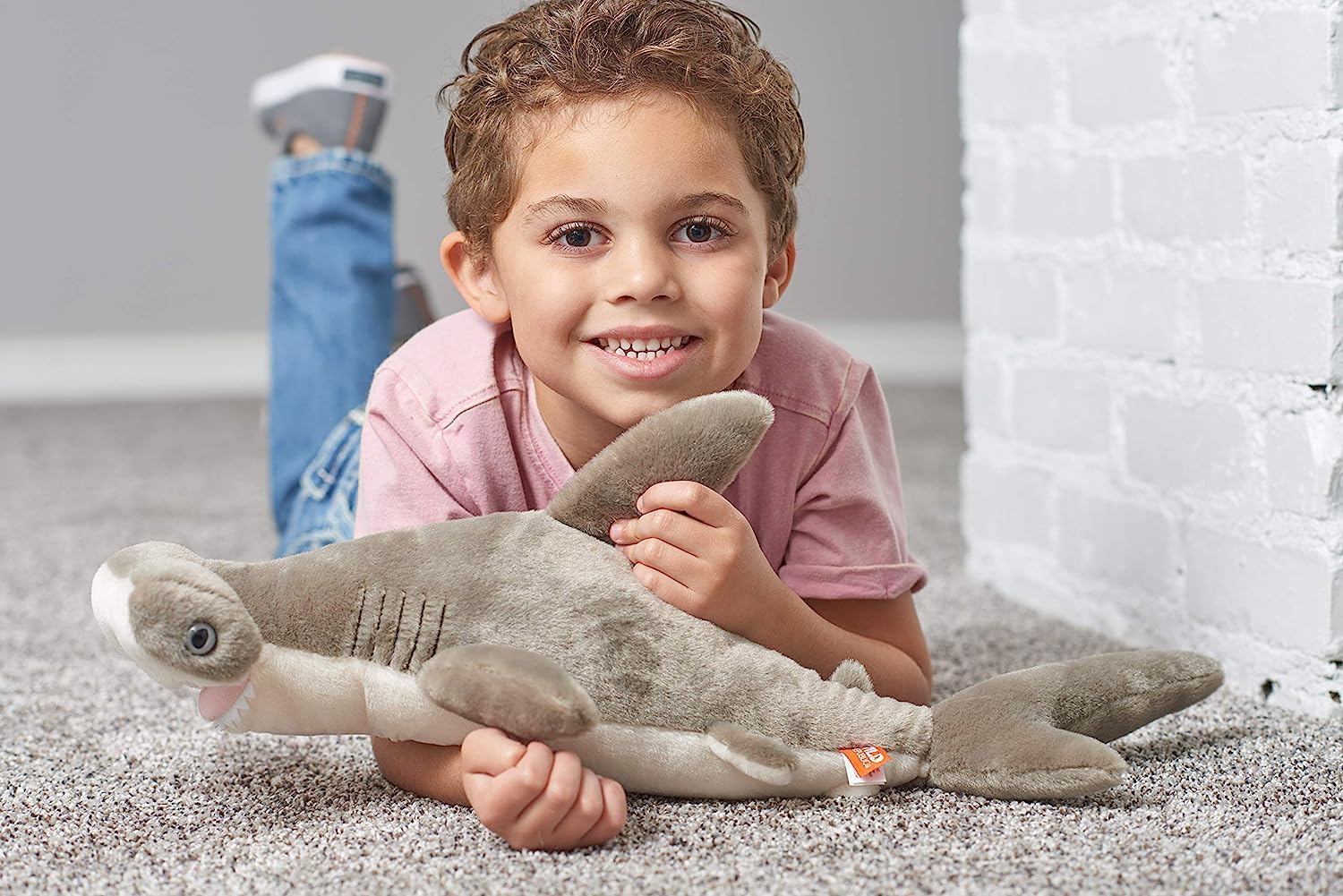 Wild Republic Hammerhead Shark Plush, Stuffed Animal, Plush Toy, Gifts for Kids, Cuddlekins 13"