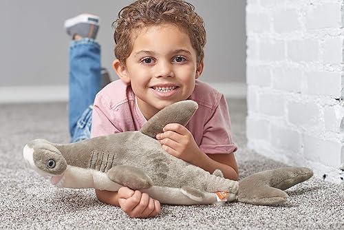 Miniatura 4 de Wild Republic Hammerhead - Peluche de tiburón, peluche de peluche, regalos para niños, Cuddlekins de 13 pulgadas