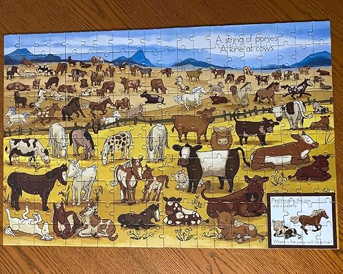 Miniatura 4 de Hide and Seek: Wild Animal Groups in North America - Rompecabezas de 200 piezas