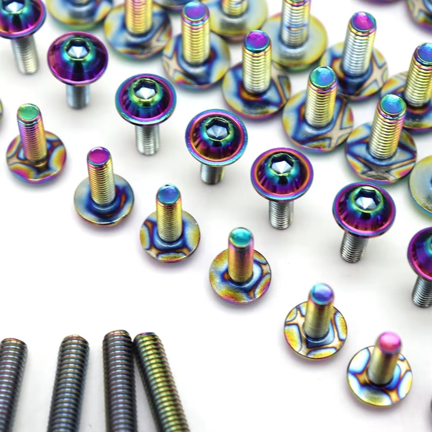 RINDO まとめ売り オートバイフェアリングイネジ Compatible With For Ninja For