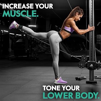 FITGIRL Ankle Strap for Cable Machine Premium Padding and Comfort for Cable Exercise Machines, Cable Exercise Attachment for Home & Gym, Glute Workouts - Kickbacks, Leg Extensions, Hip Abductors