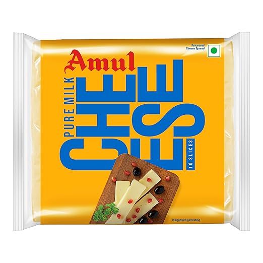 Amul Cheese Slices, 200 g 10 Slices Amazon.in Grocery & Gourmet Foods