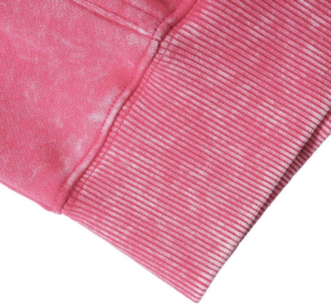 Amazhiyu Women's Pullover Acid Washed Sweatshirt Kangaroo Pocket Long Sleeve Sweat Top - Image 6