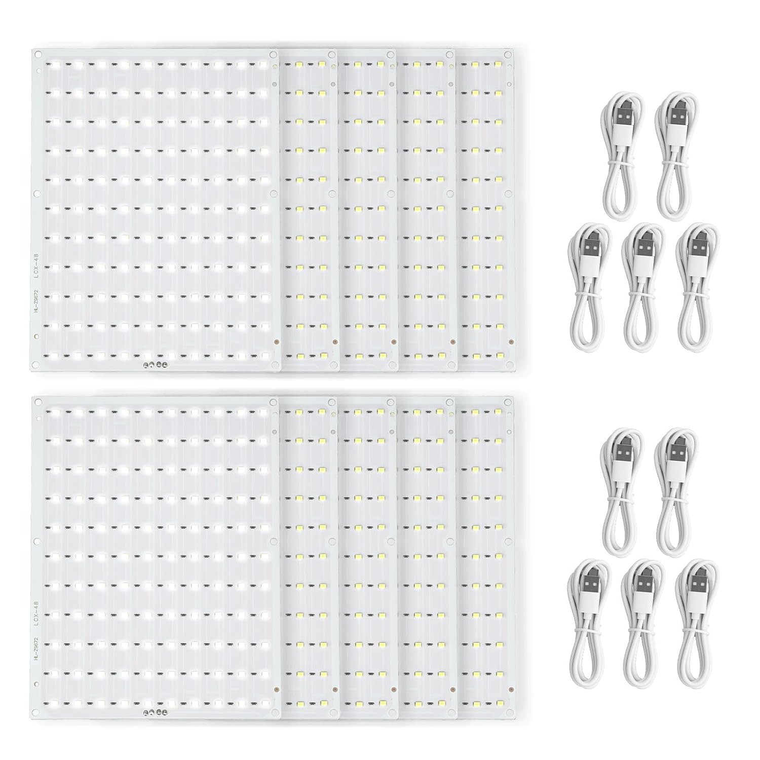Lithophane LED Backlight Board for Bambu Lab, CMYK Lithophane Light Panel Kit with Type-C Cables, Universal DIY 3D Printing Accessories