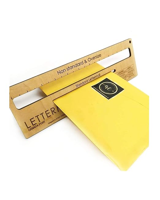 Measure Canada Post Lettermail Mailing Slot of Doom Size Guide Ruler