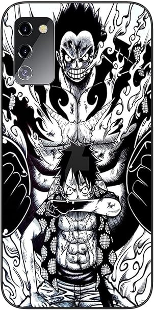 Compatible With Samsung Galaxy A03s Case One With Piece Anime Luffy 777 Soft Tpu Shockproof Cover Black Amazon Ca Electronics