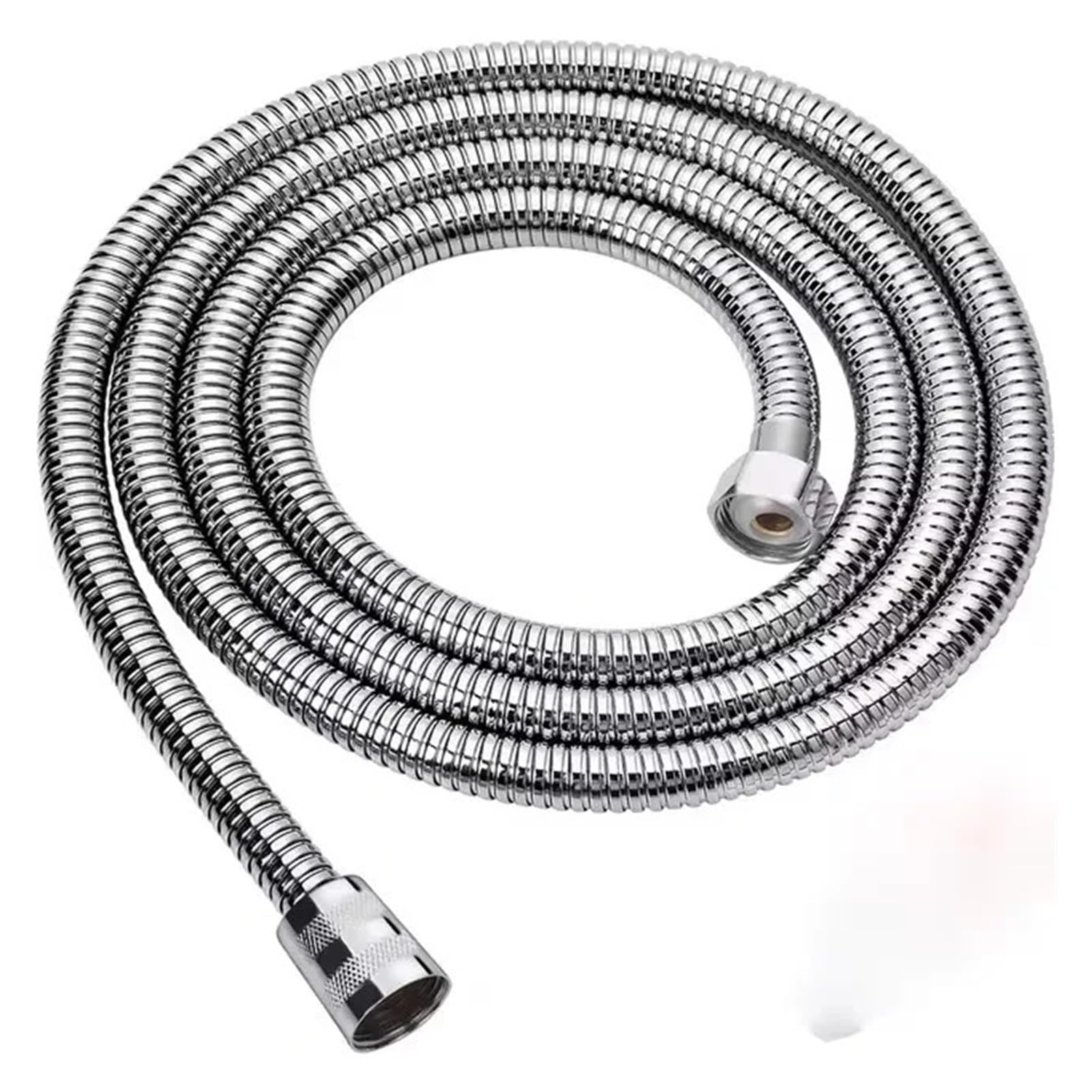 Vlqxkdpoi Silver Shower Hose,Gold Black Stainless Steel Flexible Hose Bathroom Tube Extension Plumbing Pipe(Grey,2M)(,2M)