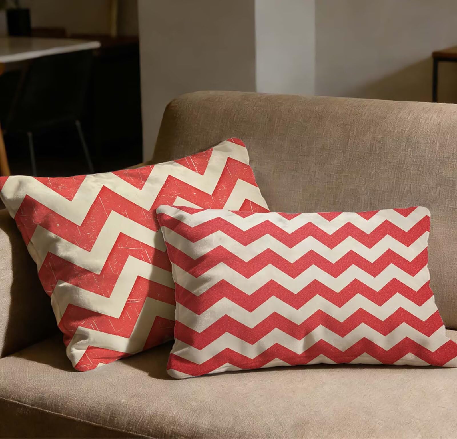 Taie oreiller 70x90 lot de 2 rouge velours pour lit et chambre